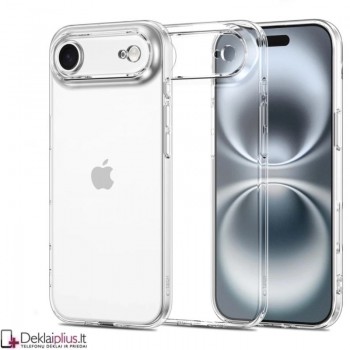 Silikoninis dėklas su kameros apsauga 2.0 mm storio - permatomas (Apple Iphone Air) Silikoninis dėklas su kameros apsauga 2.0 mm storio - permatomas (Apple Iphone Air)